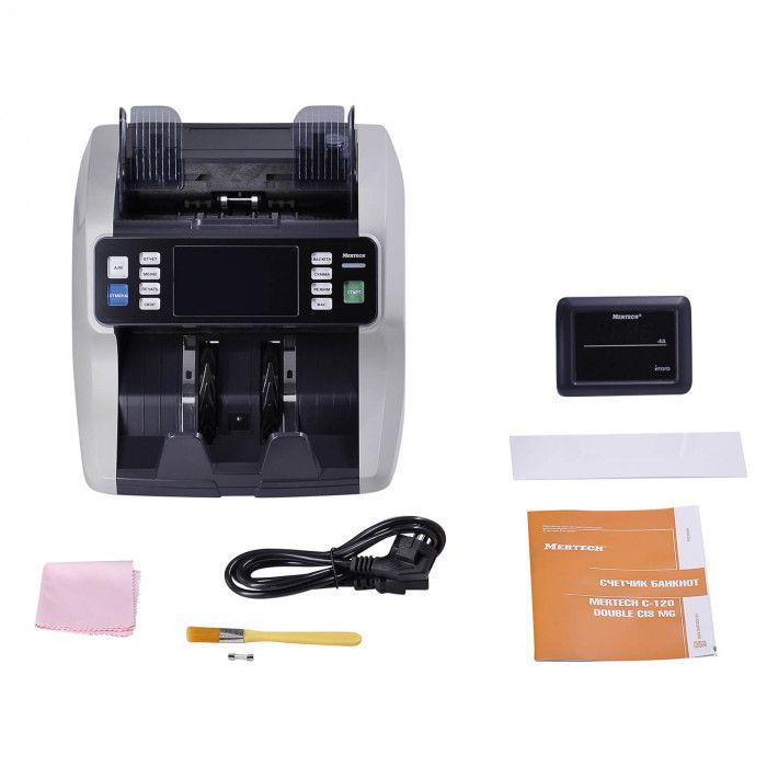 Mertech C-120 DOUBLE CIS MG touch screen счетчик банкнот, фото
