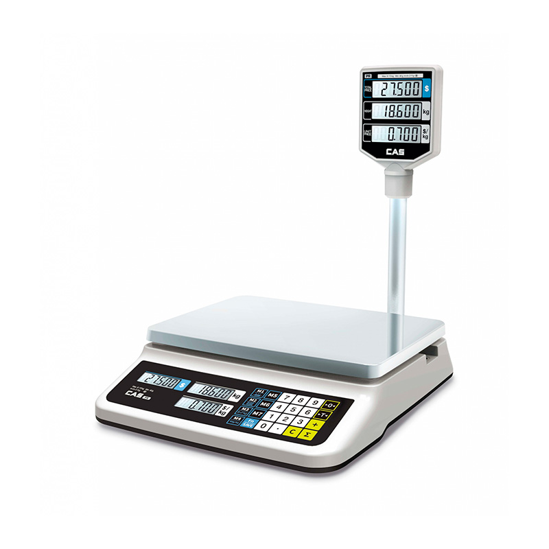 Торговые весы Cas PR LCD со стойкой, фото