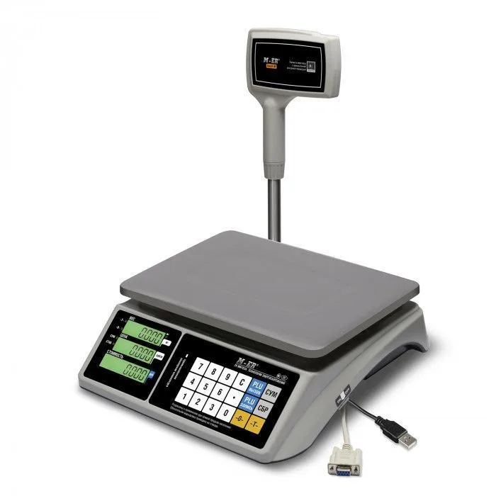 Mertech M-ER 328ACPX "TOUCH-M" LCD RS232 USB торговые весы Mertech M-ER 328ACPX "TOUCH-M" LCD RS232 USB торговые весы