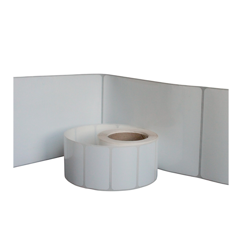 Термотрансферные этикетки полипропиленовые 58х30 мм, прямоугольные, 1000 шт./рул., фото