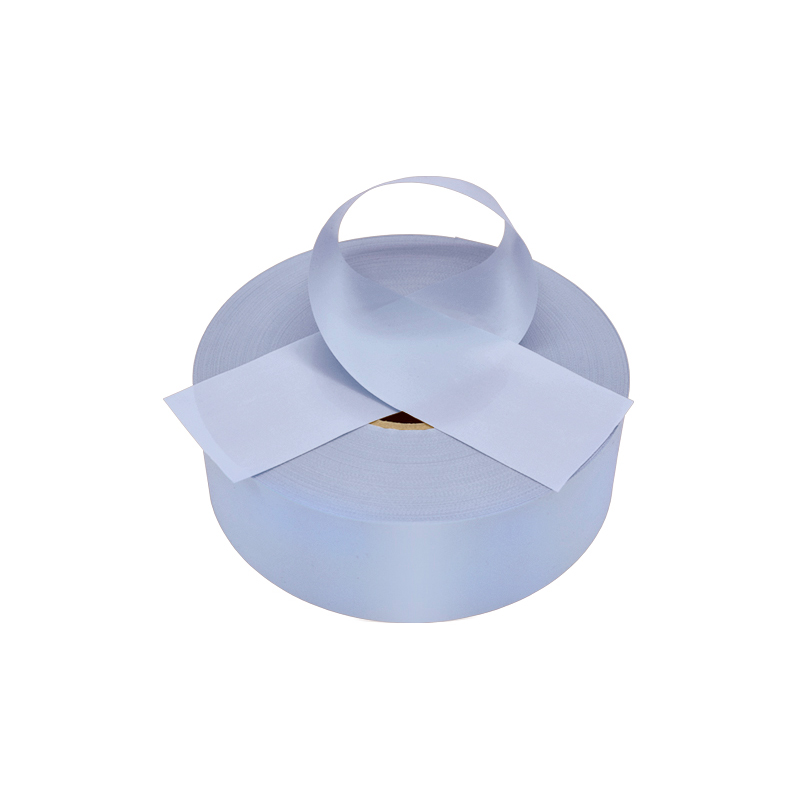 Сатиновая лента нежно-сизая стандарт