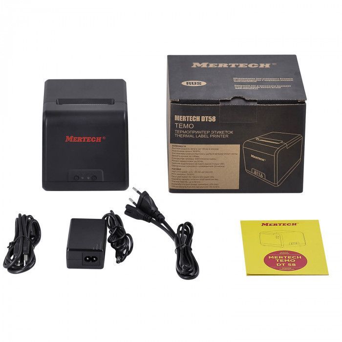 Mertech DT58 TEMO (203 dpi) термопринтер этикеток, фото