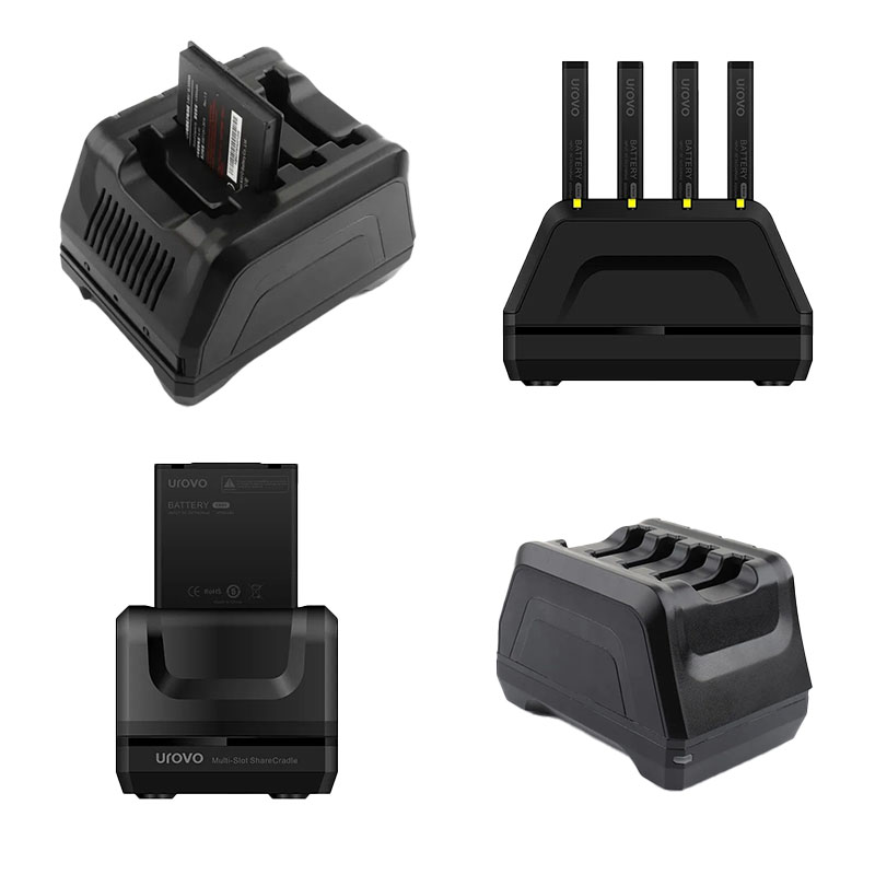 Зарядное устройство на 4 аккумулятора для ТСД Urovo DT50 (5BCDT5003)