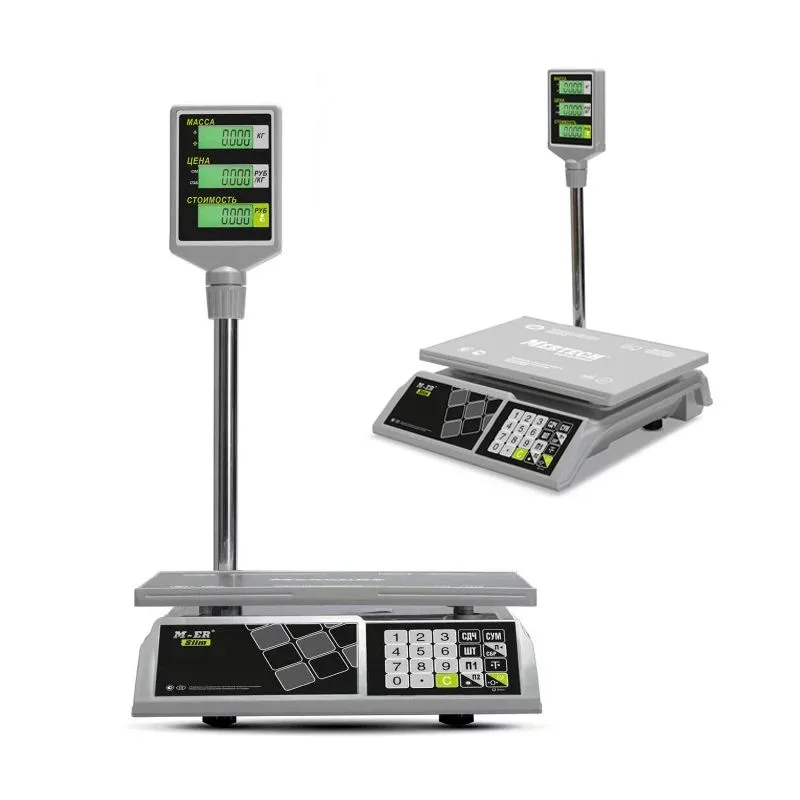 Mertech M-ER 326 ACP "Slim" LCD торговые весы Mertech M-ER 326 ACP "Slim" LCD торговые весы