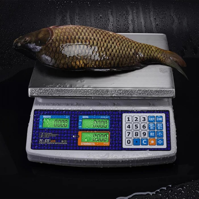 Торговые весы M-ER 329 AC IP67 Fisher LСD