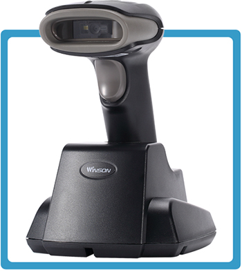 Сканер штрих кода беспроводной Winson WNI-6023B USB