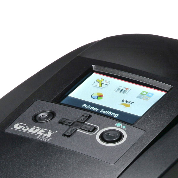 Термопринтер Godex DT200i+ / DT230i+ c ЖК-дисплеем