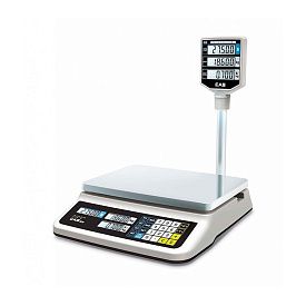 CAS PR LCD торговые весы со стойкой