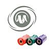 Риббон resin textile серый для сатина и нейлона (от 20 мм)