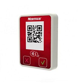 Mertech NFC Mini терминал оплаты СБП (красный\\белый)