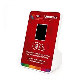 Mertech NFC терминал оплаты СБП (красный)