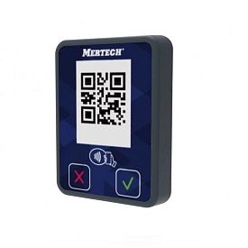 Mertech NFC Mini терминал оплаты СБП (синий\\серый) Mertech NFC Mini терминал оплаты СБП (синий\\серый)