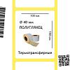 Термотрансферные этикетки Полуглянец 100x150 (300 шт, 40 вт)